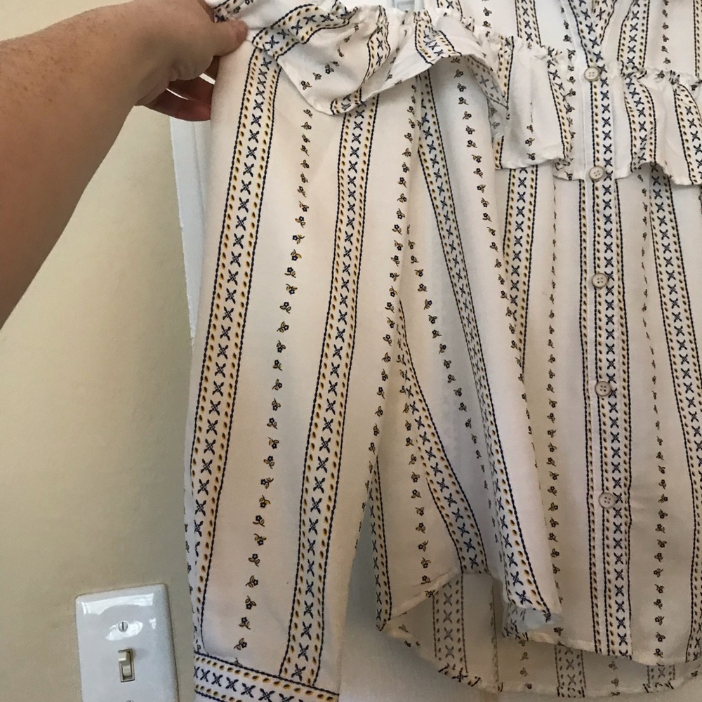 Blu Pepper Button Down Blouse - image 2